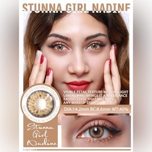 🖤3/$60🖤 FreshLady Stunna Girl Nadine Yearly Contact lense
